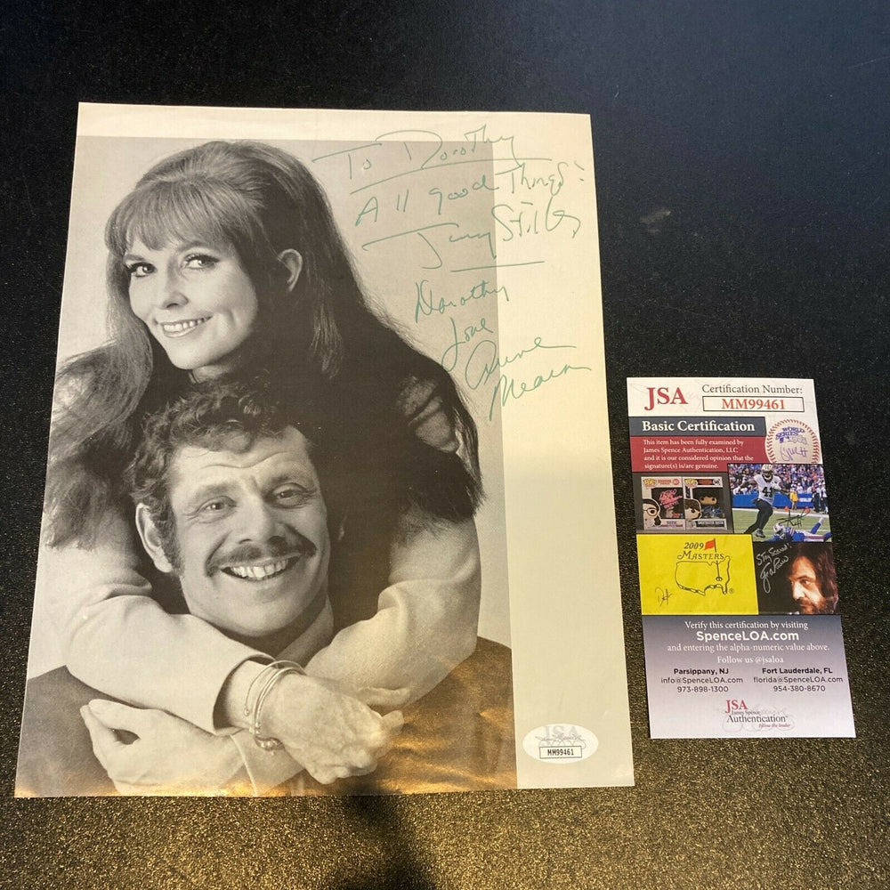 Stiller and Meara Jerry Stiller & Anne Meara Signed 8x10 Photo With JSA COA