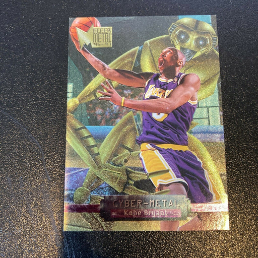 Kobe Bryant 1996-97 Fleer Metal Cyber-Metal #5 Rookie RC Insert Rare SP