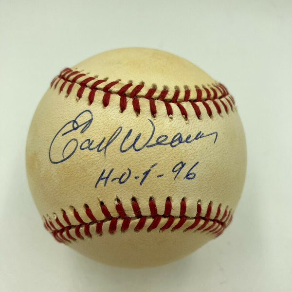 Earl Weaver "Hall Of Fame 1996" Signed American League Baseball PSA DNA COA