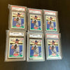 Lot Of (6) 1989 Score Traded Randy Johnson RC With (4) PSA 9 Mint