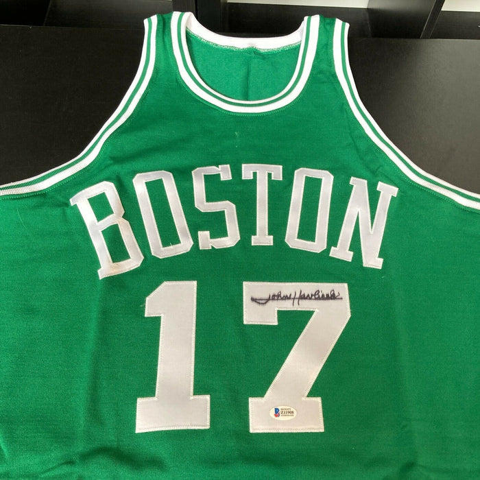 John Havlicek Signed Authentic 1962-63 Rookie Boston Celtics Jersey Be —  Showpieces Sports
