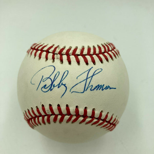 Bobby Thomson Signed Official American League Baseball