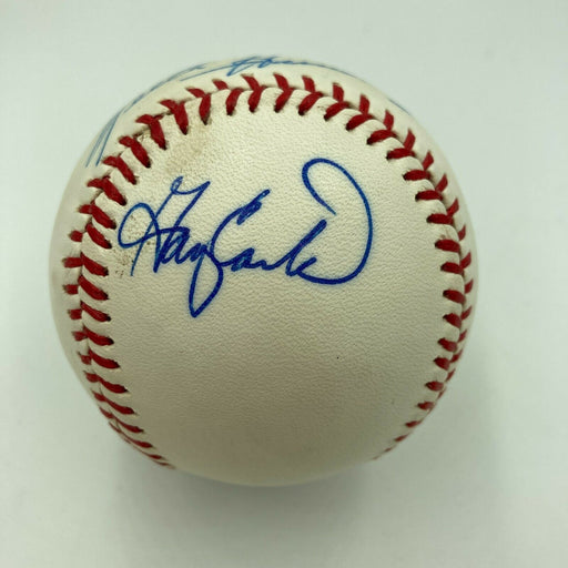 Gary Carter & Keith Hernandez Signed National League Baseball JSA COA