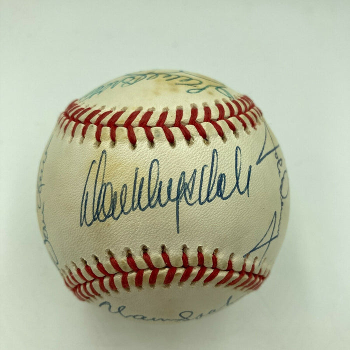 Sandy Koufax Don Drysdale Bob Gibson Cy Young Award Winners Signed Baseball JSA