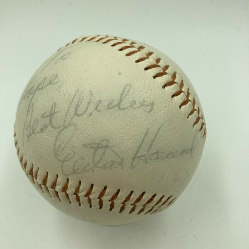 Elston Howard Signed Baseball Displays As Single Signed Baseball JSA COA