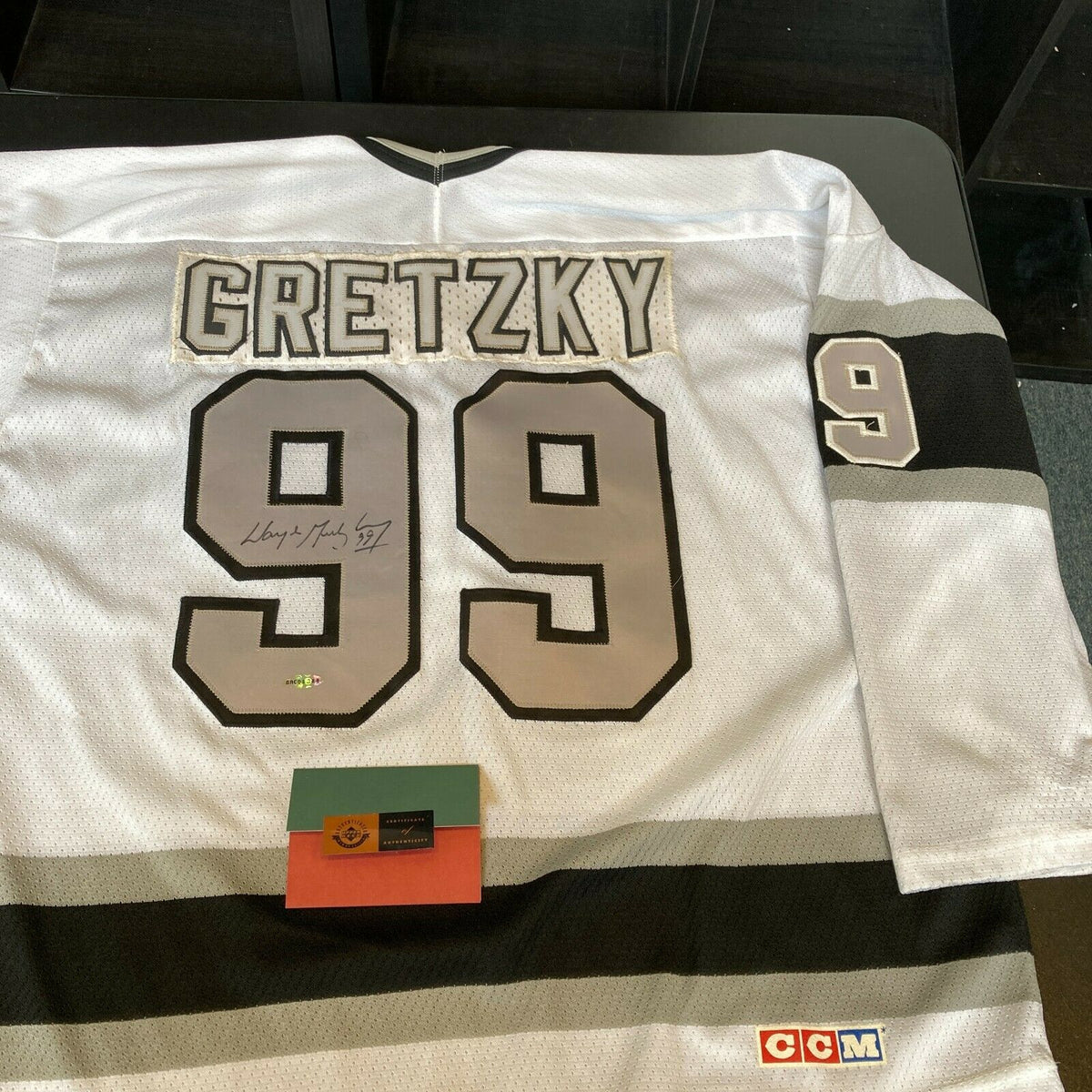 Wayne Gretzky Signed LE Authentic CCM Kings “The Great Trade
