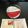 Kobe Bryant Stephen Curry 2016 NBA All Star Game Team Signed Basketball JSA COA