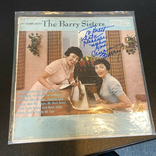 The Barry Sisters Signed Autographed Vintage LP Record