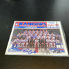 1990 New York Rangers Multi Signed Autographed Hockey Playoffs Program