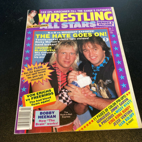 King Kong Bundy Signed Wrestling All Stars WWF Magazine