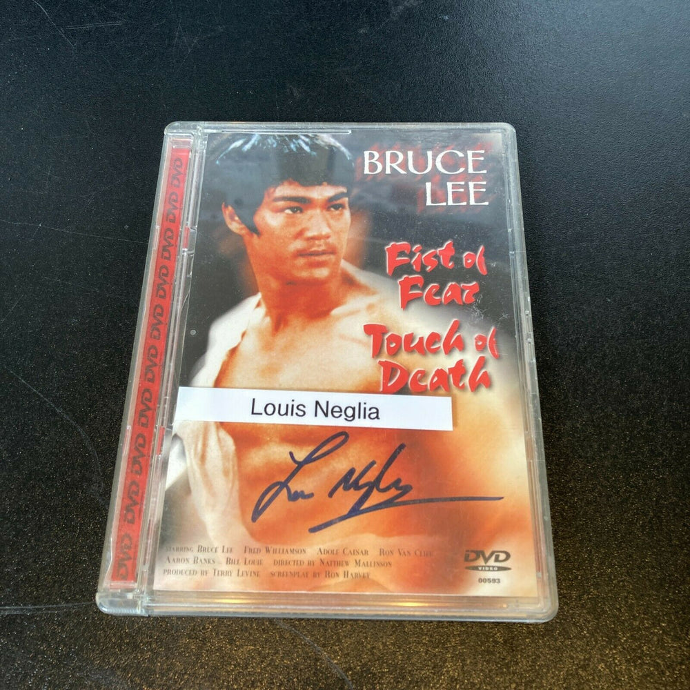 Louis Neglia Signed Autographed Bruce Lee DVD