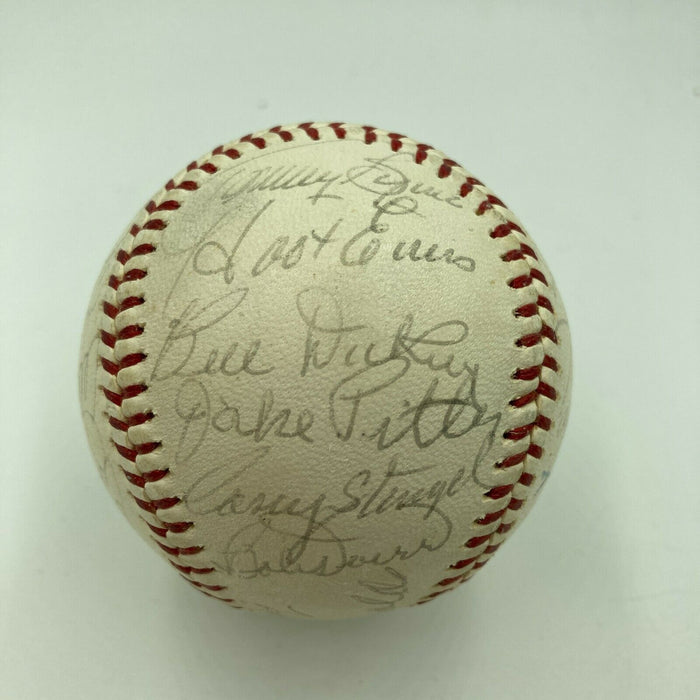 1950 All Star Game Team Signed Baseball Casey Stengel Yogi Berra With JSA COA