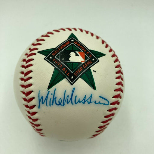 Mike Mussina Signed 1993 All Star Game Baseball Camden Yards With JSA COA