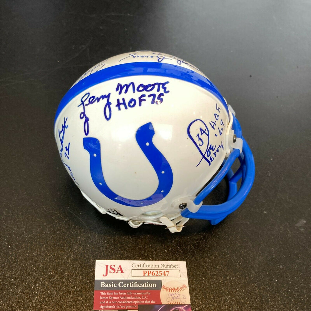 Signed Art Donovan Mini Helmet - Jsa coa