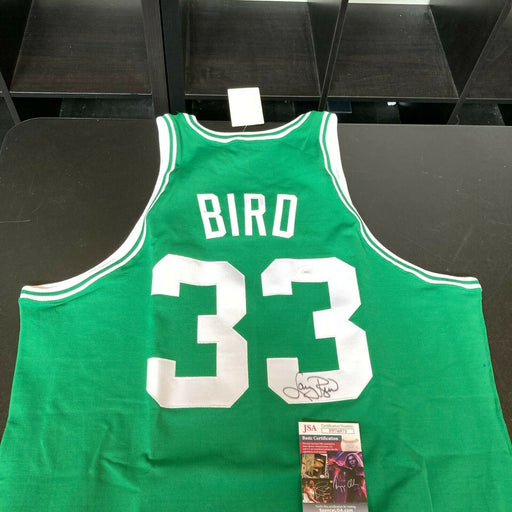 Larry Bird Signed 1985-86 Authentic Boston Celtics Game Model Jersey JSA COA