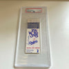 Peter O'Malley Signed 1978 World Series Ticket Dodgers Owner PSA DNA