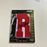 2012 Upper Deck Pete Rose Letterman #68/80 Patch Auto Signed Baseball Card
