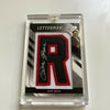 2008 Razor Letterman Pete Rose Auto Patch Signed Baseball Card