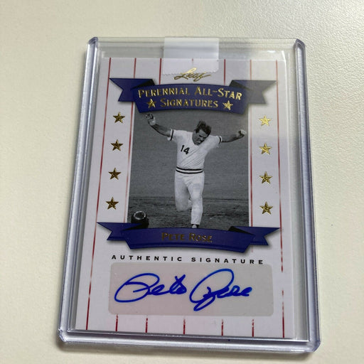 2012 Leaf Pete Rose #1/5  Auto Signed Autographed Baseball Card