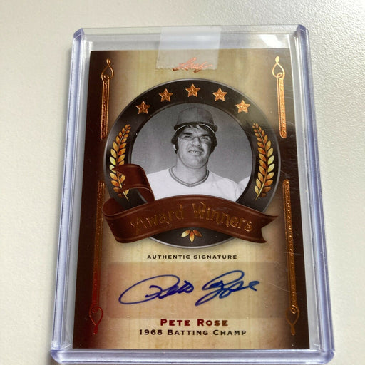 2011 Leaf Pete Rose #15/27 Auto Signed Autographed Baseball Card