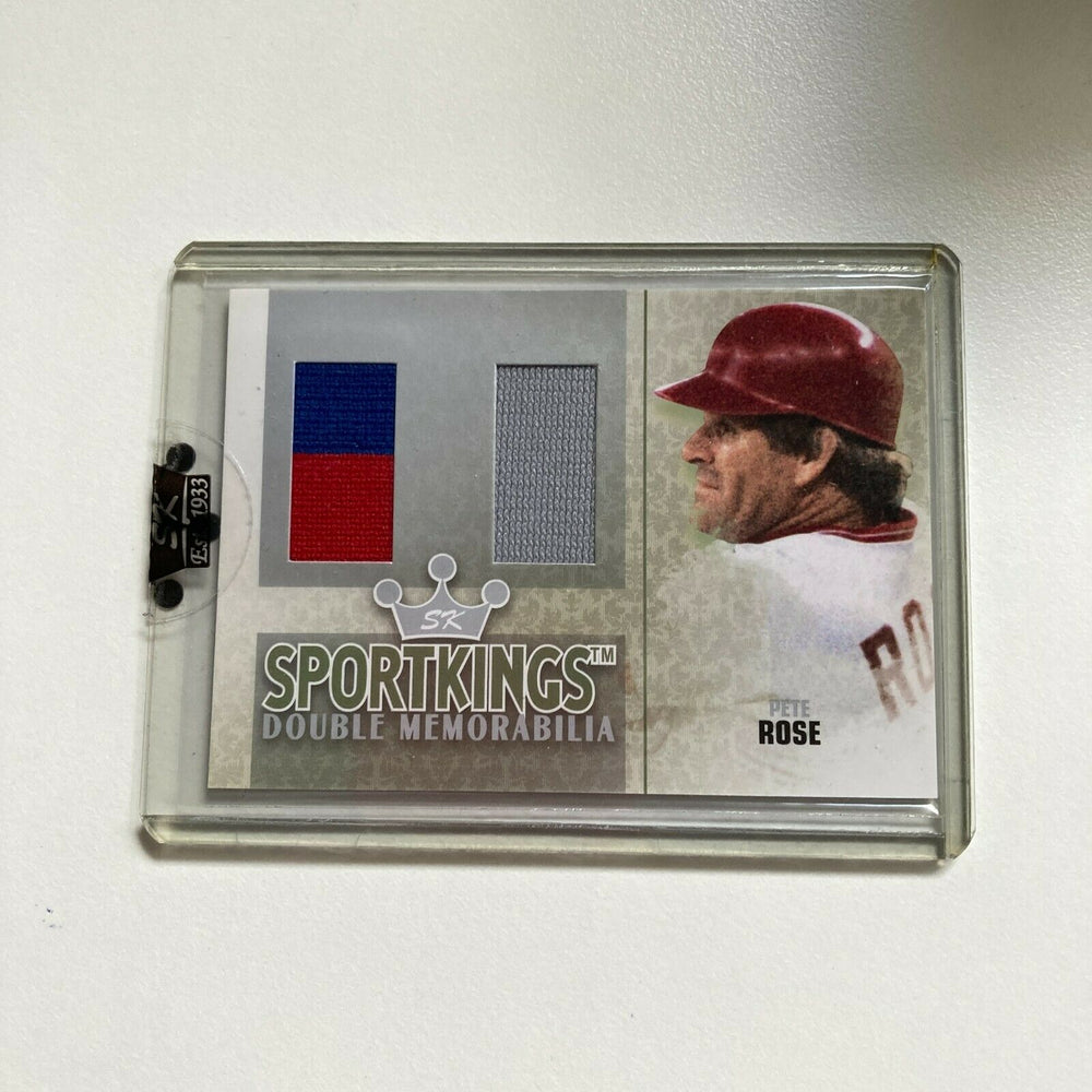2007 Sportkings Pete Rose Game Used Jersey Patch