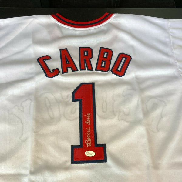 Bernie Carbo Signed Autographed Boston Red Sox Jersey With JSA Sticker