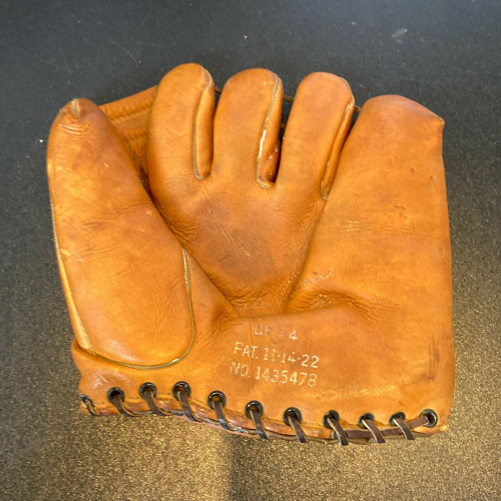 Pete Reiser Vintage 1940's Game Model Baseball Glove Mitt
