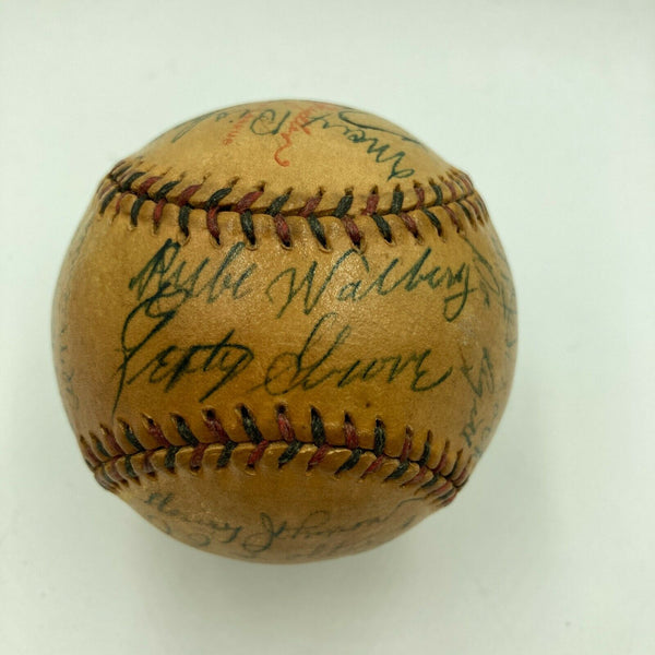 Nice 1934 Boston Red Sox Team Signed Official National League Baseball PSA DNA