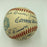 Beautiful Philadelphia A's Team Signed Baseball Connie Mack Al Simmons JSA COA