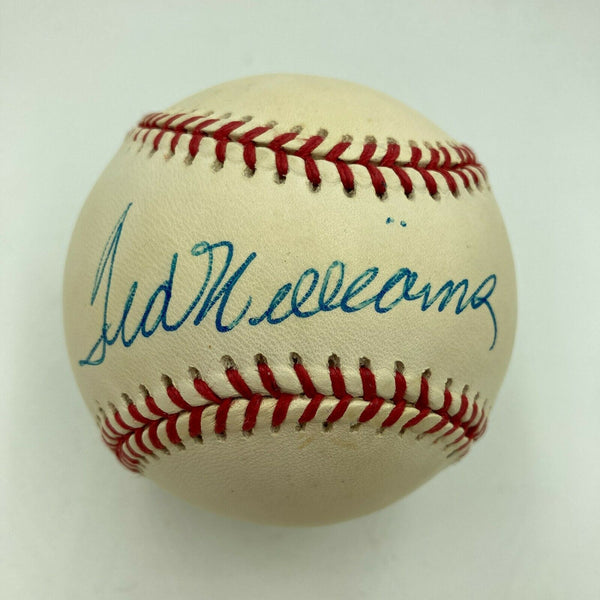 Beautiful Ted Williams Signed American League Baseball With JSA COA