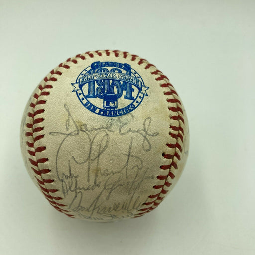 1984 All Star Game Team Signed Baseball George Brett Don Mattingly JSA COA