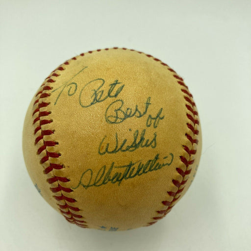 Albert Williams Minnesota Twins Signed Vintage American League Macphail Baseball
