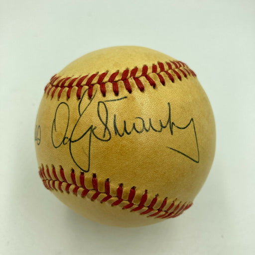 Darryl Strawberry Rookie Signed Vintage Official National League Feeney Baseball