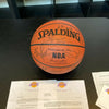 1997-98 Houston Rockets Team Signed Spalding NBA Basketball JSA COA Team Letter