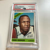 1966 Topps Frank Robinson Signed Porcelain Baseball Card PSA DNA "Triple Crown"