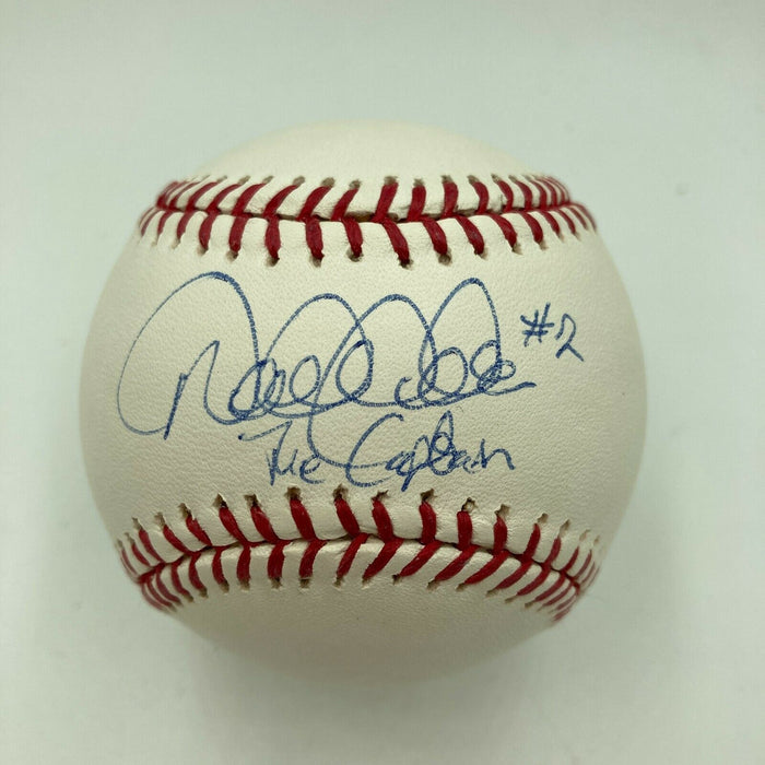 Derek Jeter "The Captain #2" Signed Inscribed Major League Baseball Steiner