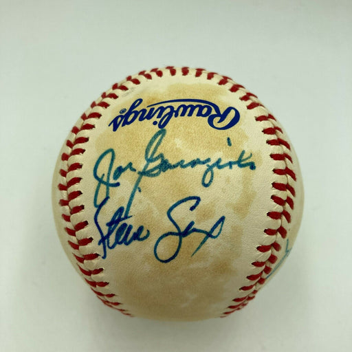 Steve Sax, Kent Hrbek, Joe Garagiola Signed 1982 All Star Game Baseball JSA COA