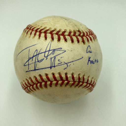 Tim Hardaway Jr. "Go Knicks" Signed American League Baseball With JSA COA