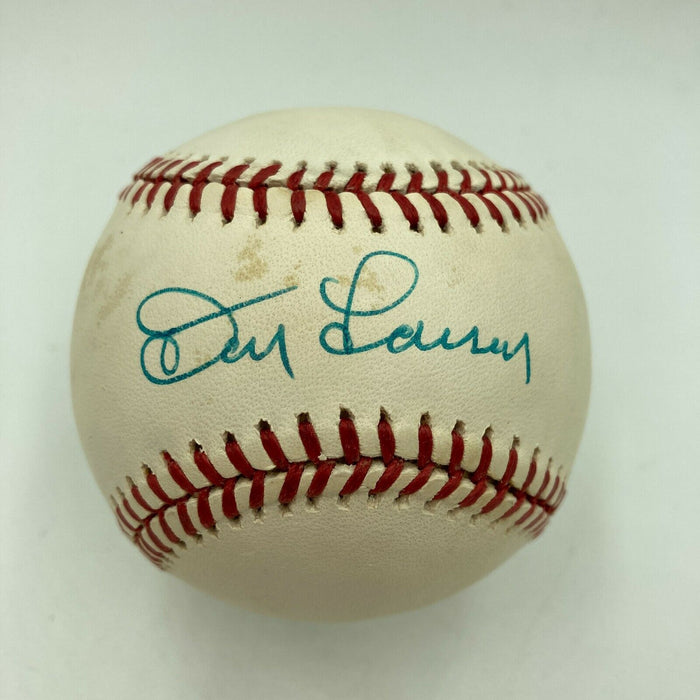 Don Larsen Signed American League Baseball JSA COA