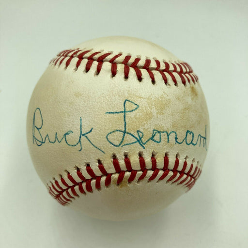 Buck Leonard Signed Official National League Baseball JSA COA