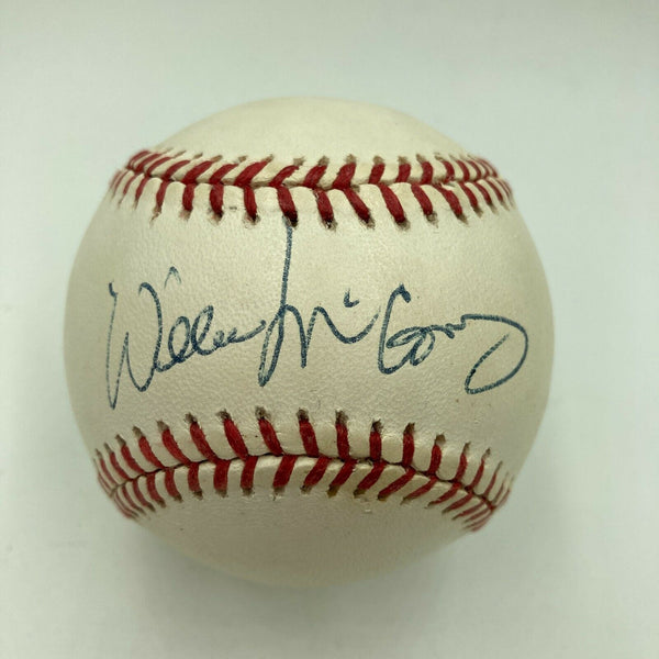 Willie Mccovey Signed Official National League Baseball JSA COA