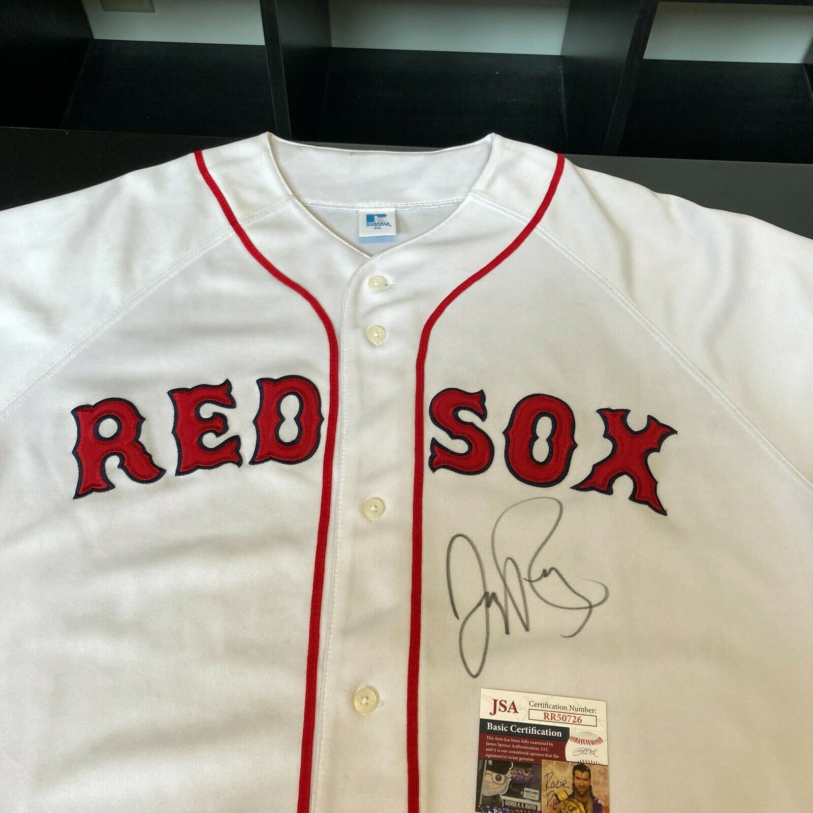 Jerry Remy Signed Authentic Boston Red Sox Jersey JSA COA Red Sox