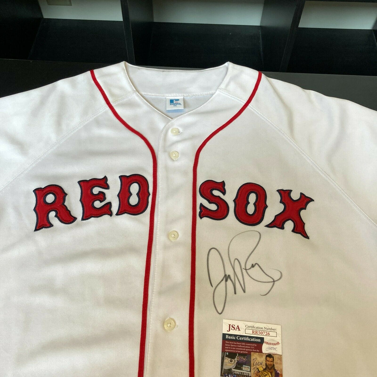 Jerry Remy Signed Red Sox Jersey (JSA COA)