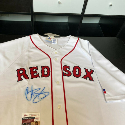 Curt Schilling Signed Authentic Boston Red Sox Jersey With JSA COA