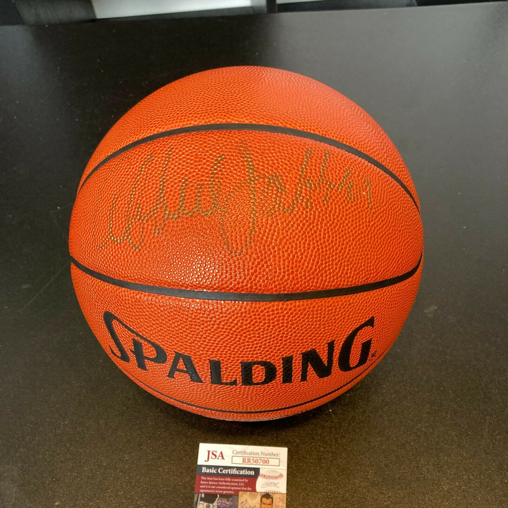 Kareem Abdul-Jabbar Signed Spalding Official Game Basketball JSA COA