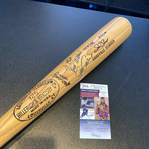 Steve Garvey Signed 1970's Louisville Slugger Game Used Baseball Bat JSA COA