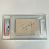 Sandy Koufax 1950's Rookie Era Signed Autographed Index Card PSA DNA