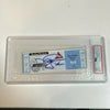 Mark Mcgwire Signed 1998 Home Run #62 Ticket PSA DNA GEM MINT 10 Auto