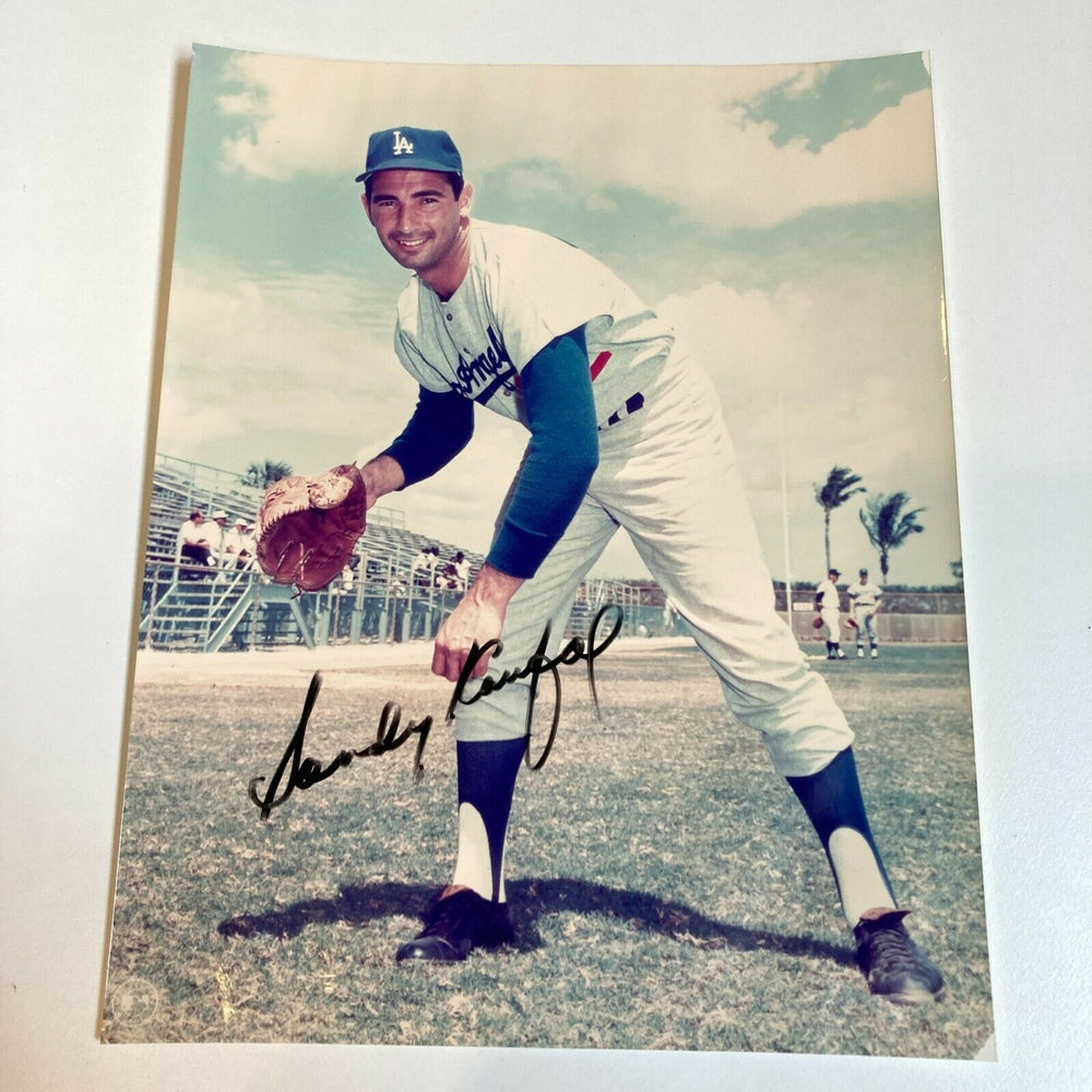Sandy Koufax Signed Autographed 8x10 Baseball Photo — Showpieces Sports