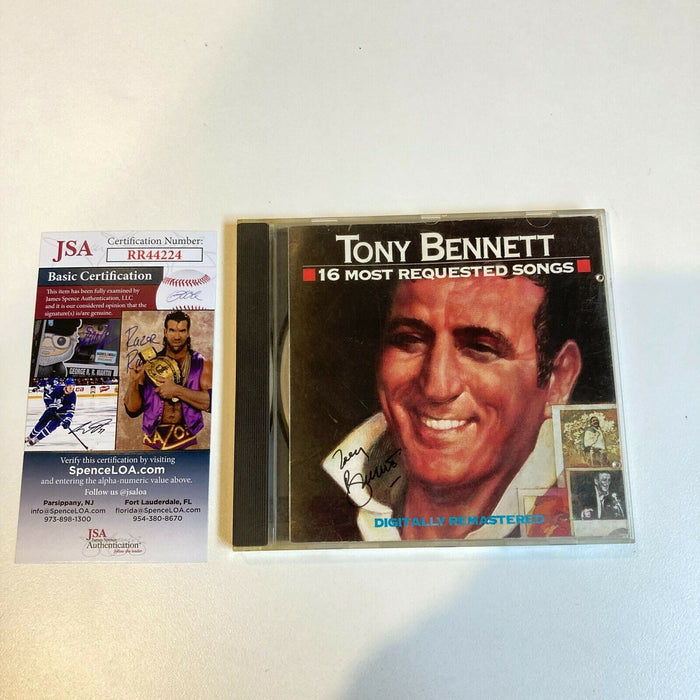 Tony Bennett Signed Autographed 16 Most Requested Songs With JSA COA